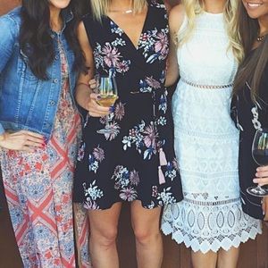 Black floral Lulu’s dress